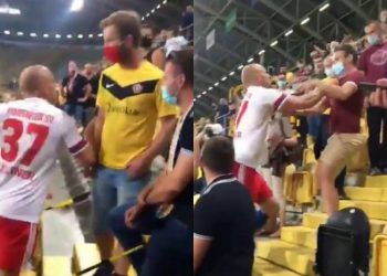 إيقاف لاعب هامبورغ بعد هجومه على مشجع