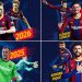 برشلونة يمدد عقود بيكيه وشتيغن ودي يونغ ولينغليه