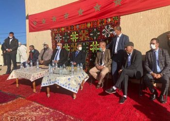 بالصور ..امزازي   في قلب المغرب العميق لتتبع  تقدم الاوراش  واطلاق اخرى جديدة