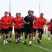 المنتخب الوطني الأول يجري أول حصة تدريبية بدوالا
