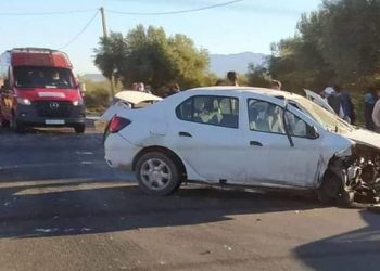وفاة 3 أشخاص وإصابة آخرين في حادثة سير خطيرة إقليم بني ملال