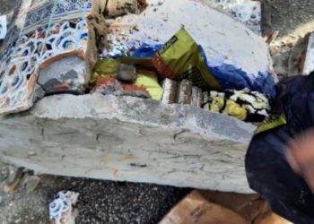 طنجة.. إيقاف شخص حاول تهريب مخدرات داخل “نافورة تقليدية” بميناء المتوسط (صور)