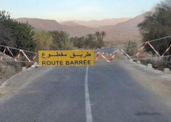 الطريق الجهوية 703 بين إملشيل وتنغير مقطوعة بعد غد الجمعة