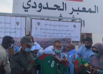 وفد من جامعة كرة القدم يقوم بزيارة ميدانية إلى منطقة الكركرات بالصحراء المغربية