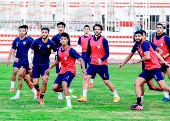 بنشرقي ينتظم في تداريب الزمالك بعد تعافيه من الإصابة