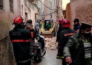 انهيار منزل في المدينة القديمة في مراكش