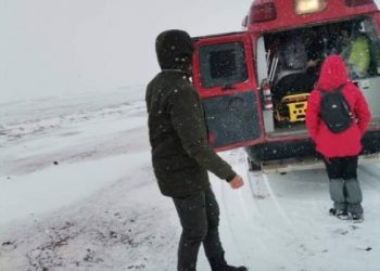 إملشيل.. إنقاذ 15 شخصا علقوا وسط عاصفة ثلجية قوية