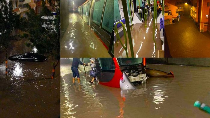 التساقطات المطرية الدار البيضاء