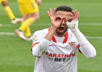 الأسد المغربي النصيري يتفوق على ميسي وسواريز وينفرد بصدارة هدافي الدوري الإسباني