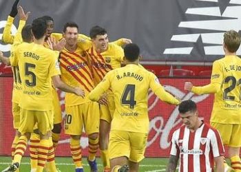 برشلونة يعود بفوز ثمين من بلباو ويرتقي للمركز الثالث في “الليغا”