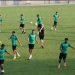 المنتخب الوطني للاعبين المحليين يُجري آخر حصة تدريبية قبل لقاء الطوغو