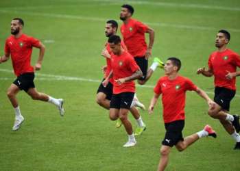 المنتخب الوطني للاعبين المحليين يستعد لمباراة رواندا