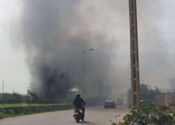 حريق هائل بمستودع سري للعجلات ببوسكورة