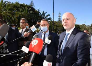 بالفيديو..تصريح رئيس “الفيفا” عقب وصوله الى المغرب