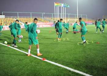 المنتخب الوطني لأقل من 20 سنة يستعد لمباراة غامبيا