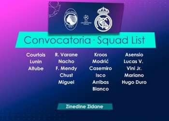 بنزيمة خارج قائمة ريال مدريد لمواجهة أتالانتا في دوري الأبطال