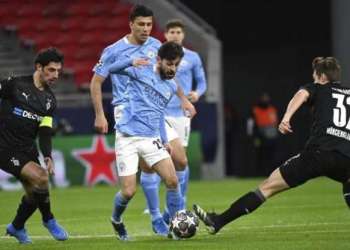 مانشستر سيتي يؤكد علو كعبه على مونشنغلادباخ ويتأهل الى ربع نهائي دوري الأبطال