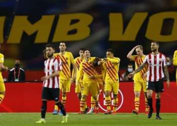 برشلونة يسحق بيلباو برباعية ويتوج بطلاً لكأس الملك