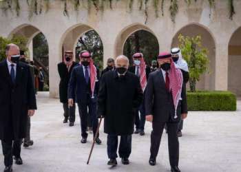 جلالة الملك يعزي عاهل الأردن في وفاة عمه