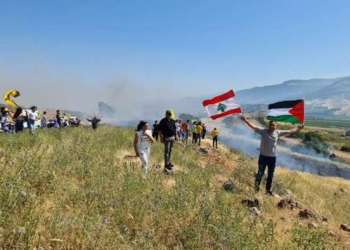 إصابة لبنانيان بعد محاولة متظاهرين اجتياز الحدود الفلسطينية