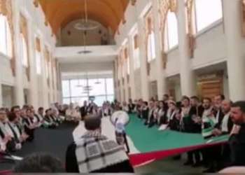 محامون بتطوان يحتجون ضد إسرائيل