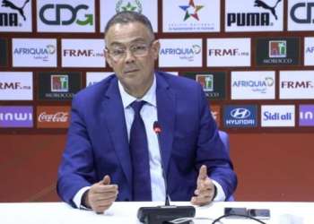 بالفيديو..كلمة رئيس الجامعة أثناء استقباله لاعضاء المنتخب الوطني المغربي لكرة القدم داخل القاعة بطل العرب