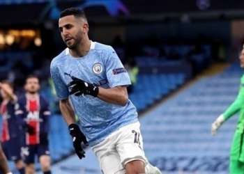 محرز يقود مانشستر سيتي للإطاحة بسان جيرمان والتأهل لنهائي دوري الأبطال
