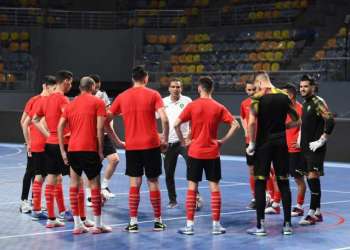 المنتخب الوطني لكرة القدم داخل القاعة يخوض أول حصة تدريبية بالقاهرة