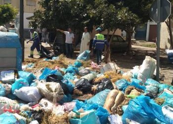 جمع نحو 9000 طن من النفايات بطنجة