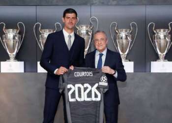 كورتوا يجدد عقده مع ريال مدريد حتى 2026