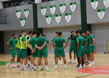 المنتخب الوطني لكرة القدم داخل القاعة يستعد للقاء تايلاند في كأس العالم