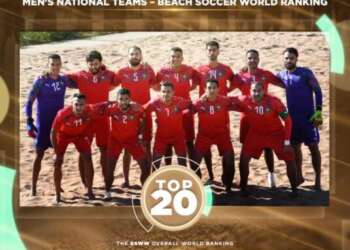 أسود الأطلس لكرة القدم الشاطئية ضمن أفضل عشرين منتخب في العالم