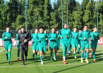 مباراة ودية للمنتخب الوطني المغربي النسوي أمام السنغال