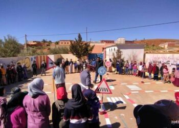 سيدي إفني: تخليد اليوم الوطني للسلامة الطرقية في الوسط المدرسي تحت شعار “من أجل الحياة”