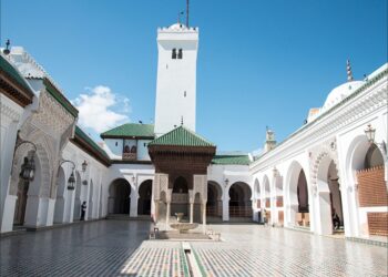 الخليفة العام للطريقة التيجانية بنيجيريا يزور خزانة القرويين بفاس