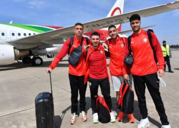 بعثة المنتخب الوطني الأول تتوجه إلى العاصمة الكونغولية كينشاسا