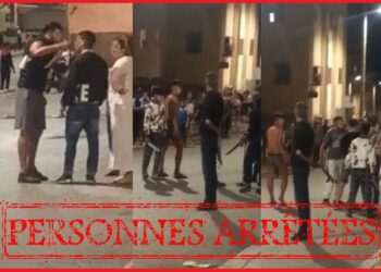 شريط فيديو يوثق شجارا بين الجيران باستعمال السيوف بسطات يقود لاعتقال شخصين