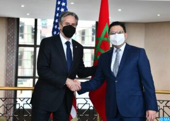 ناصر بوريطة يتباحث مع كاتب الدولة الأمريكي