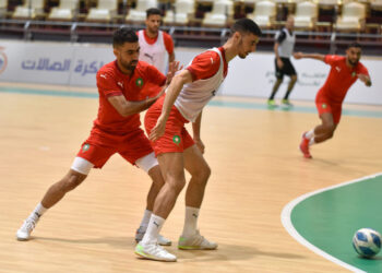 المنتخب الوطني لكرة القدم داخل القاعة يواصل استعداداته لكأس العرب