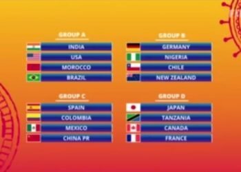 المنتخب الوطني لكرة القدم النسوية لاقل من 17 سنة في المجموعة الأولى في نهائيات كاس العالم