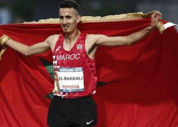 برقية تهنئة من جلالة الملك إلى البطل العالمي سفيان البقالي