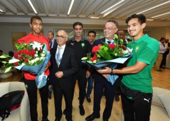 المنتخب الوطني لأقل من 17 سنة يصل لأرض الوطن