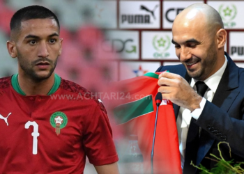 الركراكي: عودة حكيم زياش الى تشكيلة منتخب المغرب