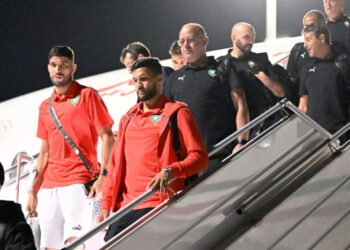 بعثة المنتخب الوطني تصل لقطر للمشاركة في كأس العالم