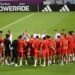 فيديو..المنتخب الوطني يجري ثاني حصة تدريبية بقطر