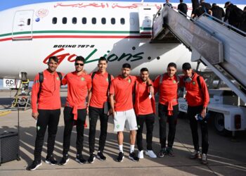 بعثة المنتخب الوطني تتوجه إلى قطر