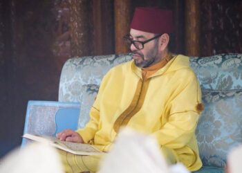 أمير المؤمنين يترأس حفلا دينيا إحياء لذكرى وفاة جلالة المغفور له الملك الحسن الثاني