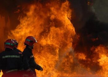 حريق بمستودع لتخزين الغاز بالمحمدية