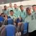 عاجل وصول منتخب الارجنتين الفائز بكأس العالم لكرة القدم 2022 الى بوينوس ايرس