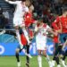 اصطدام قوي بين الاسود والمنتخب الاسباني